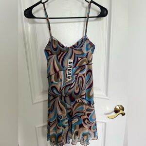 Multi color urban outfitters dress